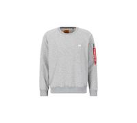 Alpha Industries X-Fit Sweatshirt for Men Size XS - grey heather