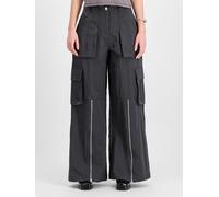 Alpha Industries Zipped Leg Cargo Pant Women Pants for Women Size XS - vintage grey