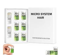 Alpha Infuse Hair Regrowth System,Advanced Hair Growth Serum Treatment with Ginseng,Peppermint Oil and Ginger Root,Gentle Painless Strengthens Hair Roots and Thicker for Men & Women (1X)