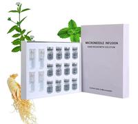 Alpha Infuse Hair Regrowth System | Advanced Hair Growth Treatment | Ginseng, Eclipta Prostrata, Peppermint Oil, Ginger Root | Strengthens Hair Roots, Gentle Painless | For Men & Women (1 Set(12pc))