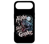 Alpha Is A Skill Not A Gender Fearless Wolf Women Alpha Girl Case for iPhone Air