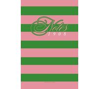 Alpha Kappa Alpha Inspired Notes 1908: A Lined Notebook, Journal, or Diary Paraphernalia, Gift for Women in Salmon Pink and Apple Green for School, ... great Gift, Greek Para for Divine Nine Sorors