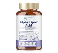 Alpha Lipoic Acid 1200mg, High Strength ALA Supplement with Acetyl L-carnitine, Vitamin B-Complex & Vitamin C & Vitamin E, 120 Capsules