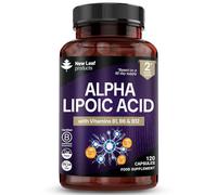 Alpha Lipoic Acid Complex with Vitamin B12, B6 & Thiamine 600mg ALA Daily Serving, 120 Capsules, 2 Month Supply - B Vitamins Contribute to Normal Nervous System Function, Neuropathy & Nerve Support