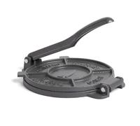ALPHA LIVING 50520A 8 Inch Quesadilla Heavy Duty Empanada Press - Cast Iron Tortilla Maker for Kitchen, Home Use