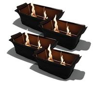 Alpha Living Chafer Wind Guard 4-Pack - Wind Blocker for 20 x 12 x 6.5In Disposable Chafing Dish Rack - Durable Fabric Dish Racks Windcover - Reusable and Easy Fit Catering Supplies Buffet Display