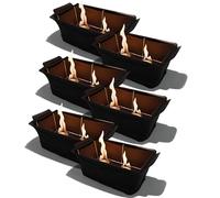 Alpha Living Chafer Wind Guard 6-Pack - Wind Blocker for 20 x 12 x 6.5In Disposable Chafing Dish Rack - Durable Fabric Dish Racks Windcover - Reusable and Easy Fit Catering Supplies Buffet Display