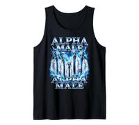 Alpha Male Alien Doctors Funny Meme Sci Fi Men Boys Tank Top