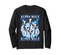 Alpha Male Cows Doctors Meme Men Boys Long Sleeve T-Shirt