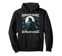 Alpha Male Motivational Werewolf Pullover Hoodie