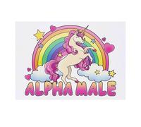 'Alpha Male' Temporary Tattoo - Water Resistant, Skin-Safe, Non-Toxic Transfer (TO00081537)