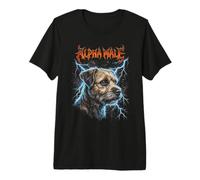 Alpha Male Terrier Men Boys Premium T-Shirt