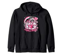 ALPHA MALE Zip Hoodie