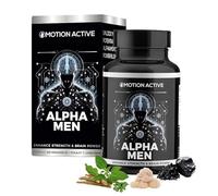 Alpha Men: Shilajit, Ashwagandha & Lions Mane, 90 Capsules 1800mg. Premium Brain, Energy, Testosterone & Mood Support Blend for Peak Physical and Cognitive Performance