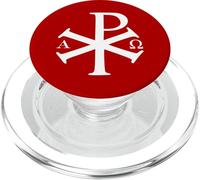Alpha Omega Chi Rho Byzantine Christian Jesus Christ Bible PopSockets PopGrip for MagSafe