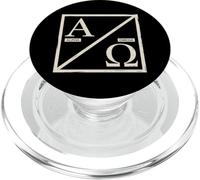 Alpha Omega Christian Faith Symbol Scripture Verse PopSockets PopGrip for MagSafe