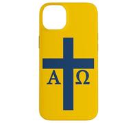 Alpha Omega Cross Jesus Christ Bible Gospel God Christianity Case for iPhone 14 Plus