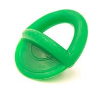 Alpha - Pacifier - Durable Long-Lasting Rubber Dog Fetch Chew Toy for Training - Choose Your Color - 6" L × 3" W × 4" H (Green)