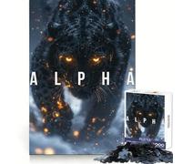 Alpha Panther 1000 Teenager Pieces Jigsaw Puzzle Boost Memory Happy Idle Time Quality Cut Chic Xmas Gift (38x52cm)