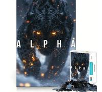 Alpha Panther Adults 1000 Pieces Puzzle Mental Focus Game Premium Laser Cut Quality Family Fun Night Activity (38x26cm)