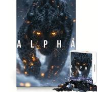 Alpha Panther Puzzles for Adults 1000 Piece Enhance Recall Pleasant Downtime Precision Cut (50x75cm)
