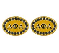 Alpha Phi Alpha 1'' Cuff Links W/stones