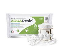 Aqua Resin® - Alpha Plaster (White Mineral Resin) | Satin Porcelain Effect, Ready with Water | Safe & Non-Toxic | Intense White & Colorable | for DIY, Molding & Artistic Creations (6 kg)