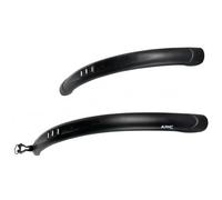 Alpha Plus Front & Rear Clip On Easy Fit 700c Hybrid Bike Mudguards - APMG12