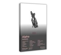 Alpha Rapper Octavian Album Cover Poster Canvas Poster Bedroom Decor Landscape Office Room Decor Gift 20x30inch(50x75cm)