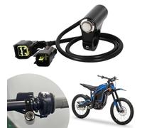 Alpha Rider Headlight Kill Switch kits for Talaria Sting R MX4 Plug and Play Help Save Battery with Blue led Halo and Plugs Headlight On/Off Switch