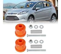 Alpha Rider Rear Axle Beam Bushings for Ford Fiesta MK7 2 Pack | for 2008-2016 ST And EcoBoost Models, Polyurethane Construction, Orange Finish, Improves Suspension Stability