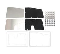 Alpha Rider Side & Rear Door Security Lock Shield Kit for 2012-2023 Ford Transit Custom - 2.5mm Door Theft Shield Security Guard Plate, Prevent Drilling & Break-in