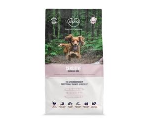 Alpha Sensitive Hypoallergenic Dry Dog Food | Complete Nutrition for Dietary Sensitivities | Chicken & Rice, 15kg