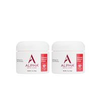 Alpha Skin Care Essential Renewal Cream Anti-Aging Formula 10% Glycolic AHA 2 Oz Red/White 2 Pack