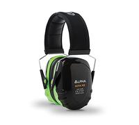 ALPHA SOTA M2 Black, Green Medium Attenuation Lightweight Safety Ear Defenders, Earmuffs Provides Hearing protection against High noise levels