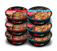 Alpha Spirit | Assorted Stews | Premium Wet Food | Low Temperature Cooked | Mix Pack of 6 | (6x280Gr, Sea & Mountain)
