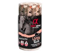 Alpha Spirit Liver Dog Treat Bar String (Includes 16 Bars) | High Protein | Grain Free | High Nutritional Values | Suitable For All Dog Breeds