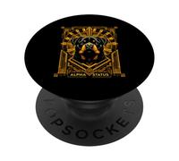 ALPHA STATUS Dog PopSockets Adhesive PopGrip