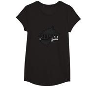 Alpha Status: Fierce Wolf Leadership Icon T-Shirt, Girls, Black, XS