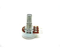 Alpha Taiwan Potentiometer A2K 2K Logarithmic Audio 16mm Base PC Mount for Amplifiers - Effects Pedals and Other Electronics
