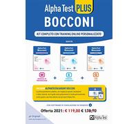 Alpha Test PLUS Bocconi. Kit completo con training online personalizzato