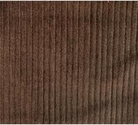 Alpha Textiles 100% Cotton 8 Wale Jumbo Corduroy Fabric - 330gsm (Chocolate, 3 metre)