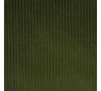 Alpha Textiles 100% Cotton 8 Wale Jumbo Corduroy Fabric - 330gsm (Olive, 1 metre)