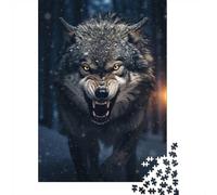 Alpha Wolf 1000 Piece Jigsaw Puzzle, 70x50cm/1000pcs, for Adults, Quiet Home Activity, Focused Puzzle Time And Time at Home