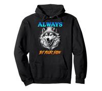 Alpha Wolf ALWAYS BE YOUR SELF Funny Wolves Pullover Hoodie