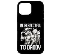 Alpha Wolf Be Respectful To Daddy Funny Werewolf Meme Cringe Case for iPhone 16 Pro Max