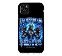 Alpha Wolf Dad Father Fatherhood Kingdom Work Ironic Meme Case for iPhone 11 Pro Max