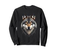Alpha Wolf, Lone Wolf Leader, warrior Graphic Design Sweatshirt