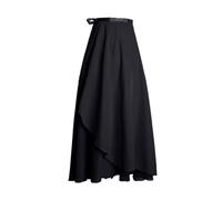 Alpha Women's High Waist Ballet Maxi Chiffon Dance Sheer Midi Length Swing Dancewear Practice Tulle Summer Skirt (UK, One Size, Regular, Black)