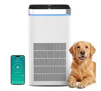Alphaappliance Air Purifiers for Home, Air Purifier for Smoke Pet Dander Odors with HEPA Filter, 360° Air Purifier for Smoke, Pollen, Pet Dander, Odor, Dust Remove, 4+1 Modes, App Control, AP003